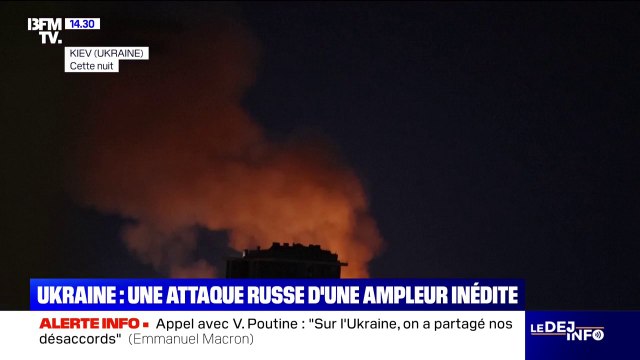 L'Ukraine a été visée par l'attaque de drones la plus massive depuis le début du conflit avec la Russie