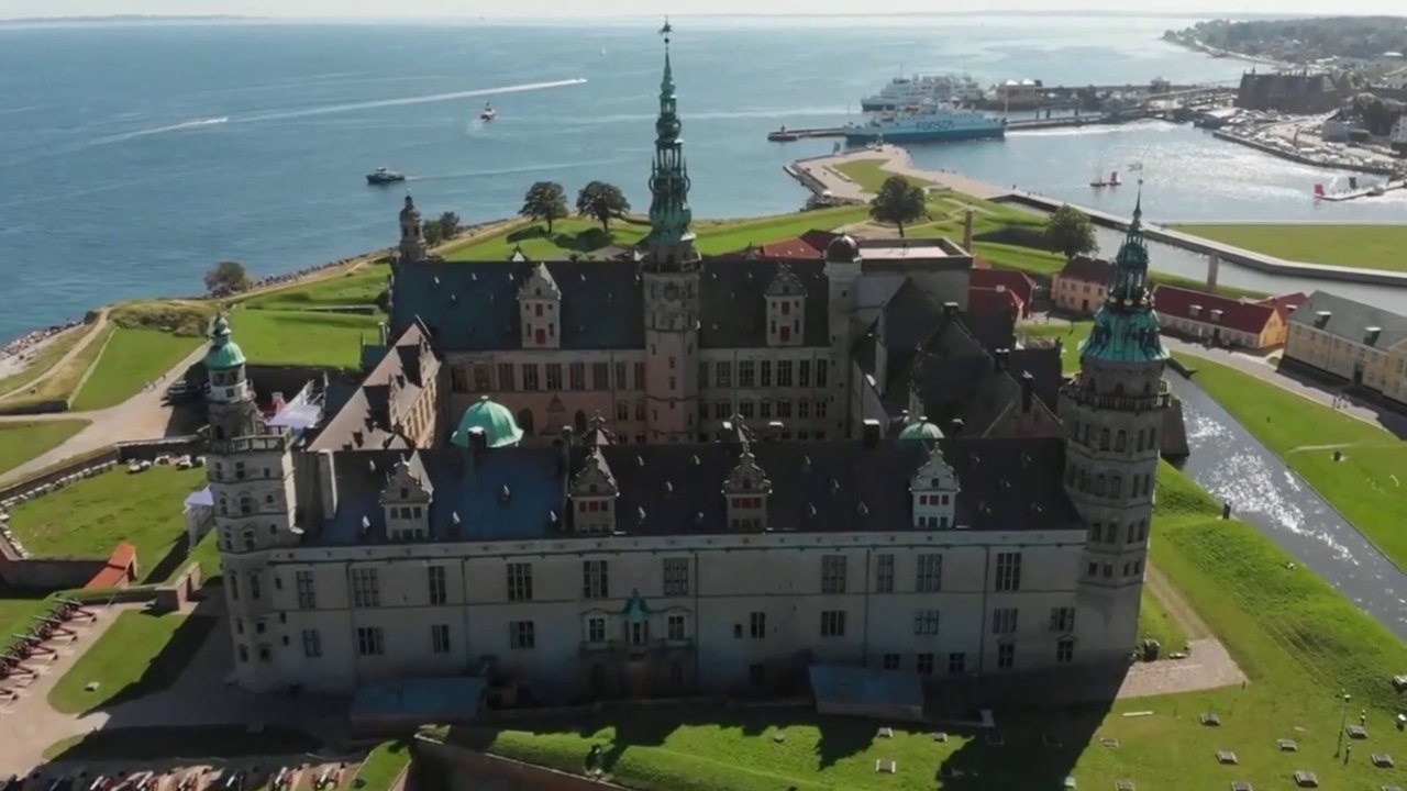"Castelo de Kronborg, na Dinamarca"