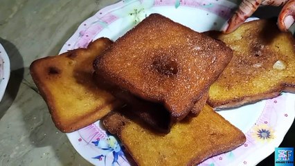 Besan And Bread ka Halwa 😋 Recipe by AnsariFoods