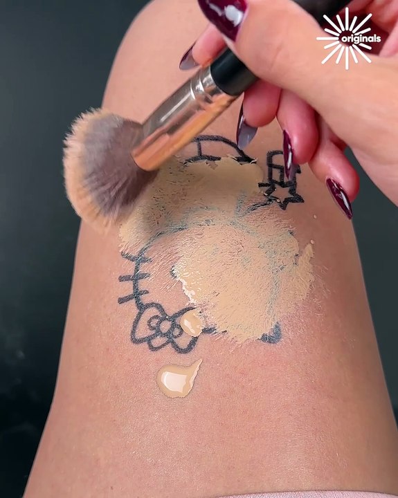 Hide that tattoo quick and easy!