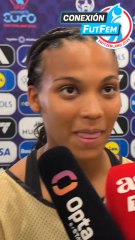 La alegría de Vicky López y el mensaje del vestuario a ella en un día histórico