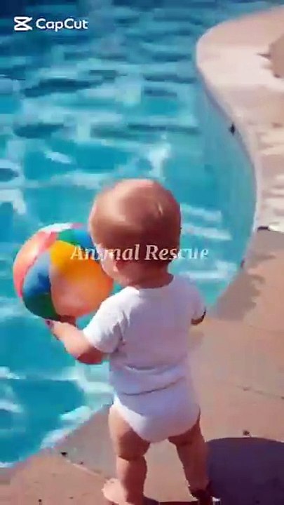 Heroic Golden Retriever Rescues Baby After Swing Accident! 🐶👶❤️