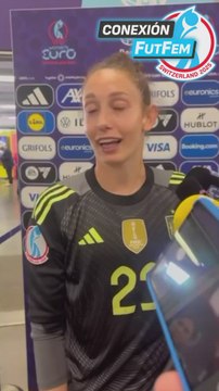 Nanclares tras el debut en la Eurocopa Femenina