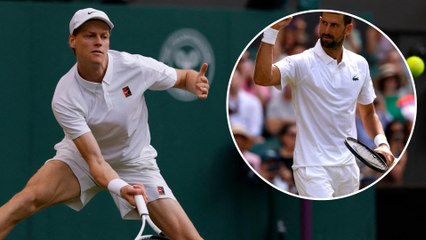 Jannik Sinner says Djokovic is the one he looks up to the most