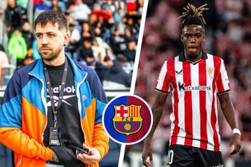 AuronPlay, molesto con el FC Barcelona por la 'operación Nico Williams'