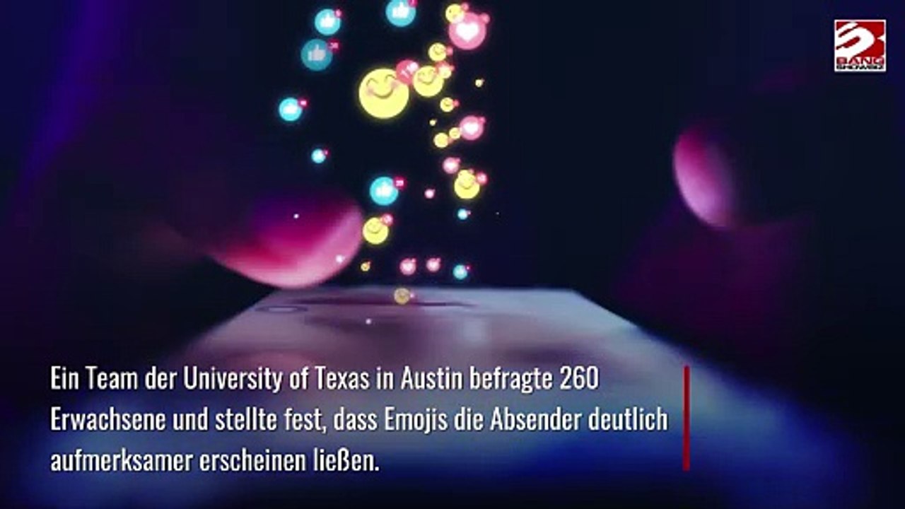 Emojis in Textnachrichten können Beziehungen verbessern.