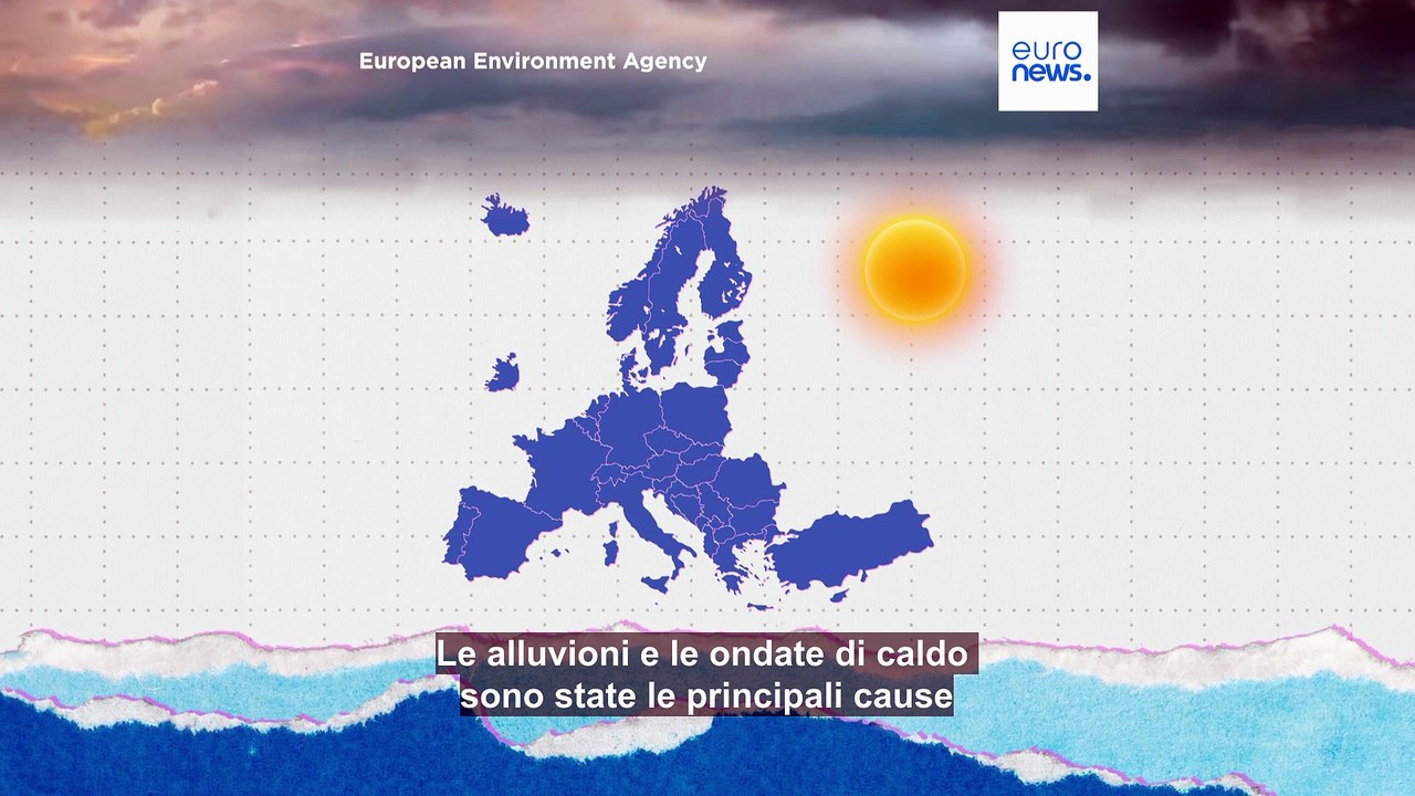 In Europa dagli eventi climatici estremi 790 miliardi di euro di danni dal 1980