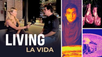 Fabiola Yáñez con el chef de La Cuadra del Salvador, el nuevo ‘steakhouse’ de Madrid: "Tradición y fuego"