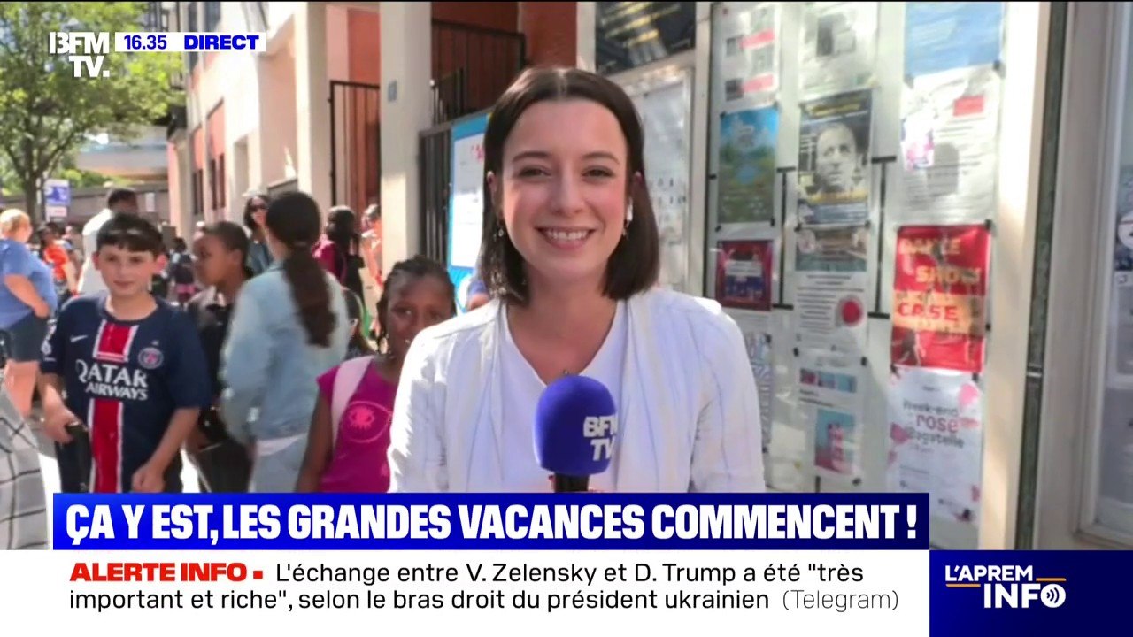 "Je vais aller chez mes grands-parents": les grandes vacances d'été commencent pour les plus petits