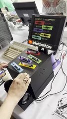 Le jeu de la taupe avec des disquettes