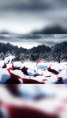 Cavaleiro das Trevas vs. Criatura Sangrenta O Duelo Mortal que Incendeia a Neve!