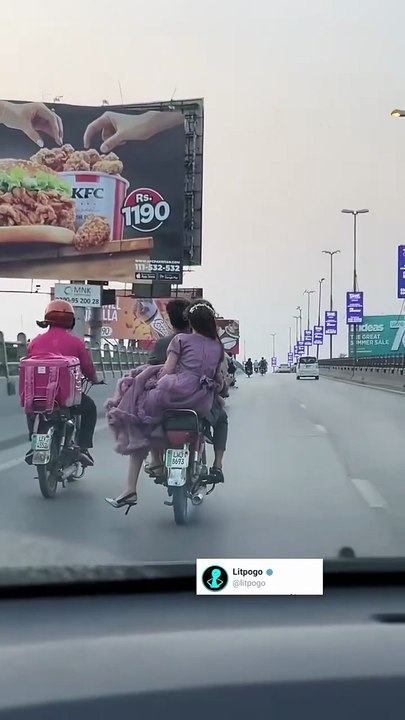 Bold & Beautiful: Pakistani Desi Woman in Western Dress Rides Bike with Partner! 🏍️💃🇵🇰