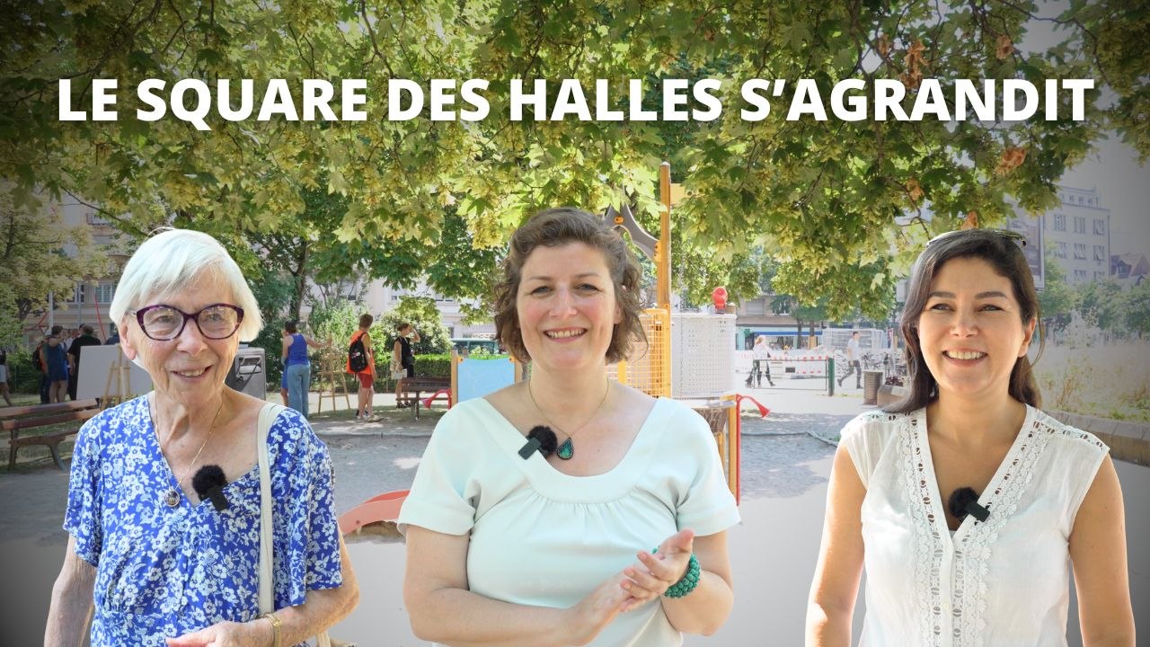 Le square des Halles s’agrandit