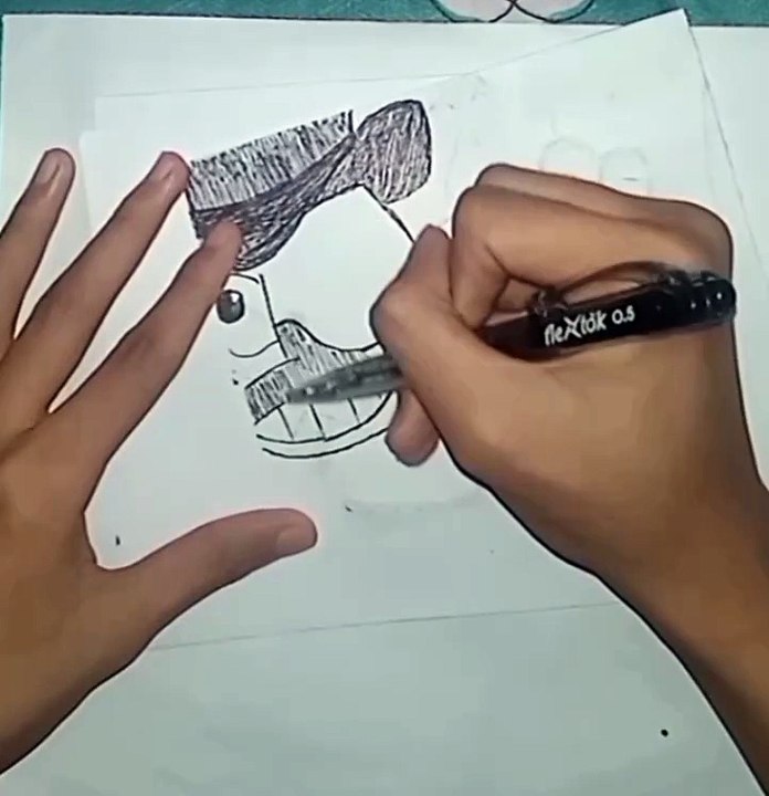 Phineas and Ferb - Phineas Flynn, Ferb Fletcher and Perry the Platypus Drawing