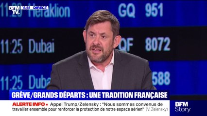 Grève des contrôleurs aériens: "Il y a manifestement des problèmes de management", estime François Kalfon, député européen PS-Place Publique