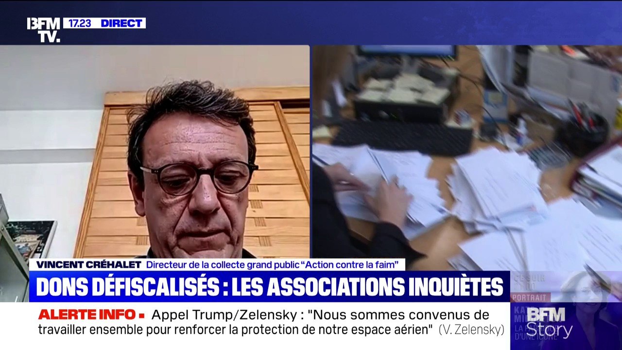 Dette: pour Vincent Créhalet (Action contre la faim), la fin de la défiscalisation des dons aux associations serait "une catastrophe"