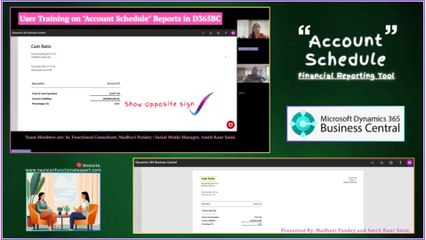 Design Account Schedule Column Layout and Report #d365bc #account #schedule #report