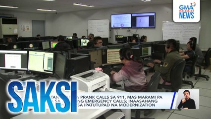 Pagpapataw ng parusa para sa prank callers sa Emergency 911, ipanunukala ng DILG sa Kongreso | Saksi
