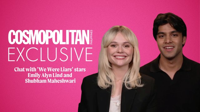 COSMO EXCLUSIVE: Chat with 'We Were Liars' Stars Emily Alyn Lind & Shubham Maheshwari