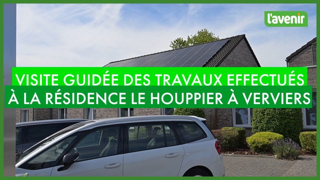 Visite des travaux effectués à la résidence Le Houppier à Verviers