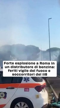 Esplosione al Prenestino: Distributore di Benzina in Fiamme, Feriti Vigili del Fuoco e Passanti