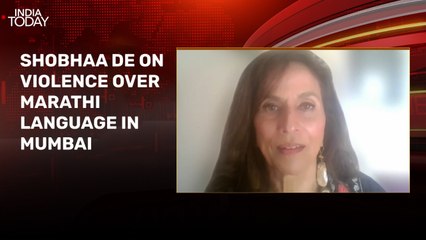 You cannot do language dadagiri: Shobhaa De on Marathi language row