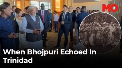 Prime Minister gets Bhojpuri welcome in Trinidad | The Indo-Caribbean story