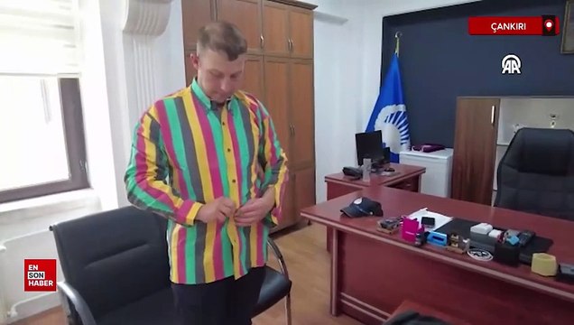 Çankırı'da dilenci kılığına giren zabıta, 10 dakikada 340 lira topladı