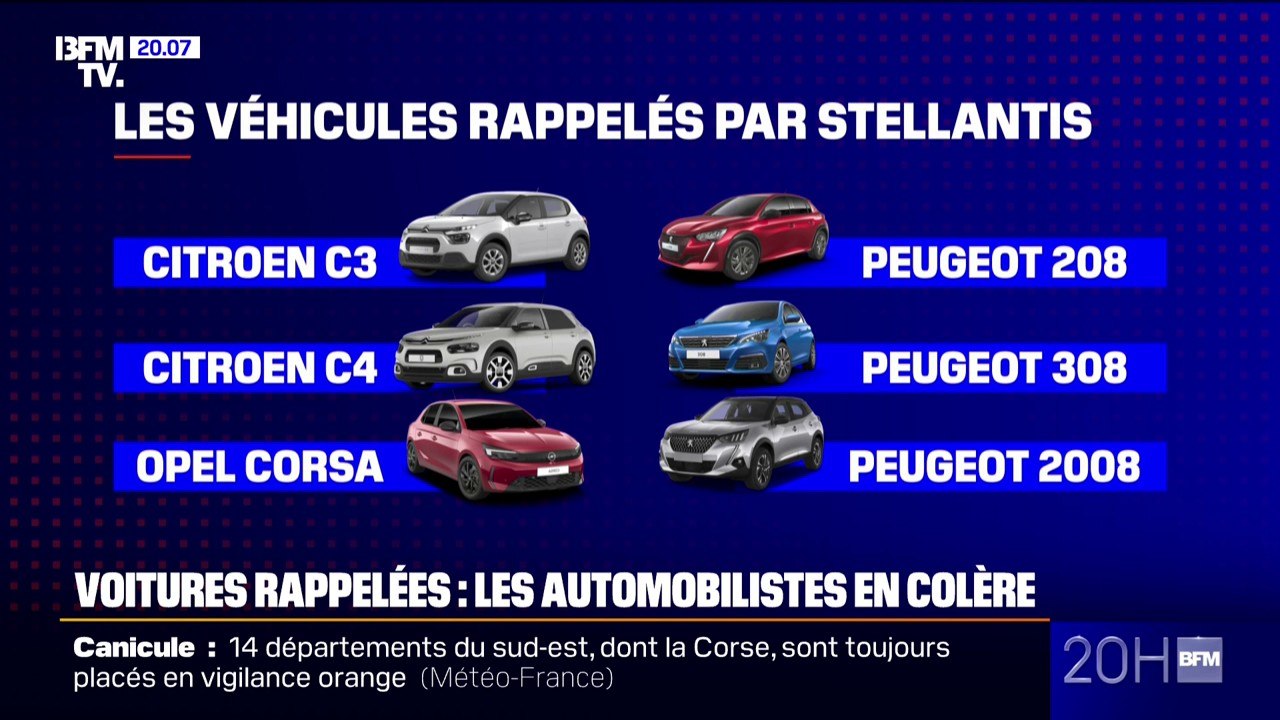 Citroën, Peugeot, Opel… Quels modèles sont concernés par le rappel de véhicules opéré par Stellantis ?