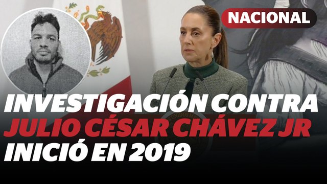 FGR busca que Julio César Chávez Jr. cumpla sentencia en México, confirma Sheinbaum | Reporte Indigo