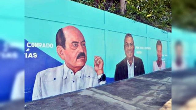 Inauguran mural “Paseo de los Maestros” en Santiago