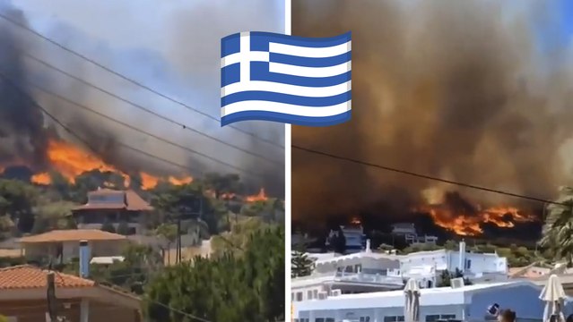 Grecia: Declaran un nuevo incendio cerca de Atenas
