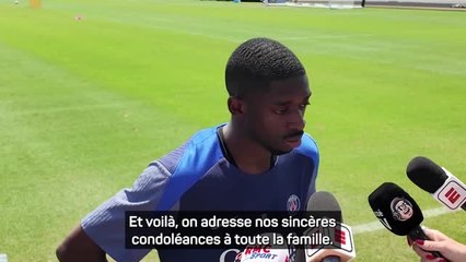 Disparition de Jota - Dembélé : "Un moment difficile pour le monde du football"