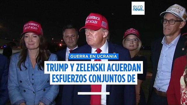 Zelenski y Trump acuerdan esfuerzos conjuntos en Defensa en una fructífera llamada telefónica