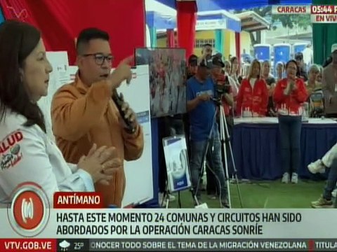 Operación Caracas Sonríe beneficia de manera integral a familias de la parroquia Antímano