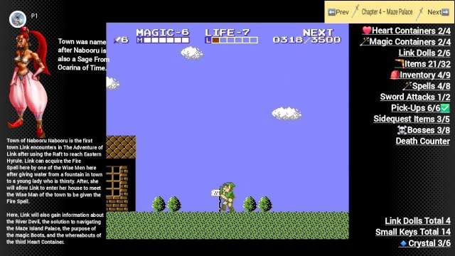 Zelda ll The Adventure of Link Walkthrough Part 6 100%