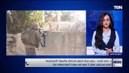 أحمد شديد  يكشف السر وراء فشل العمليات العسكرية الميدانية للجيش الإسرائيلي في غزة