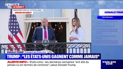 Donald Trump: "Ces six mois ont été du jamais-vu en terme de victoires"