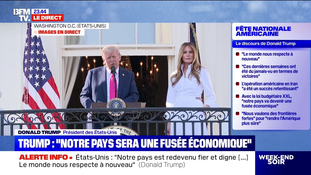 Donald Trump: "L'âge doré des États-Unis s'ouvre, nous allons rendre sa grandeur aux États-Unis"