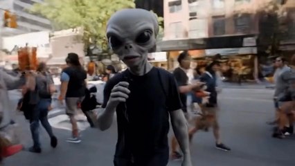 alien interviews strangers on street , are humans really that weird ?