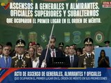 Juramentación de los Generales, Almirantes y Oficiales ascendidos