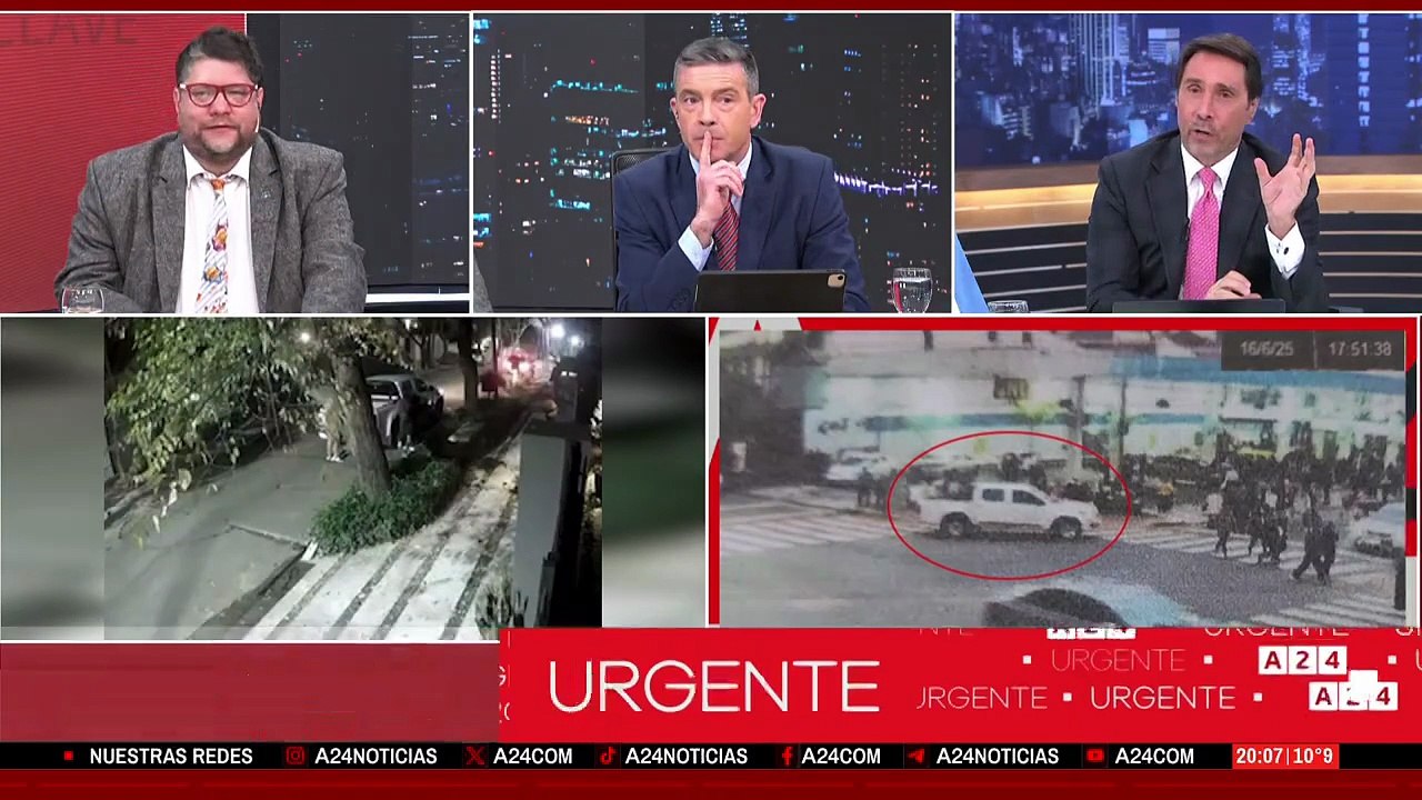 camioneta, ataque a Espert