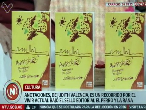 FILVEN 2025 presenta la obra Anotaciones de la escritora venezolana Judith Valencia