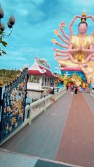 Exploring Wat Plai Laem – Koh Samui’s Most Colorful Temple! #kohsamui #thailand 🛕🌸Part 1 - Guanyin