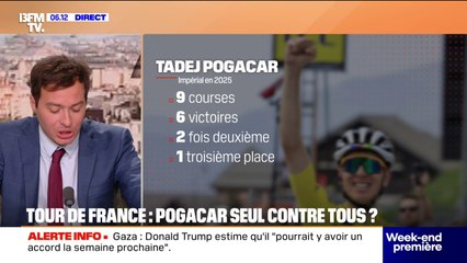 Le tour de France s'élance ce samedi à Lille avec pour grand favori Tadej Pogacar