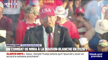 "Nous allons organiser un combat UFC sur le terrain de la Maison Blanche": le projet de Donald Trump pour le 250e anniversaire des États-Unis