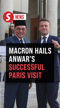 Macron: Anwar’s Paris visit a success, revives key partnerships