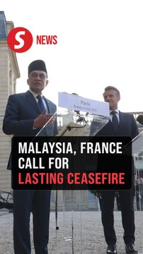 Malaysia, France reiterate calls for permanent ceasefire in Gaza