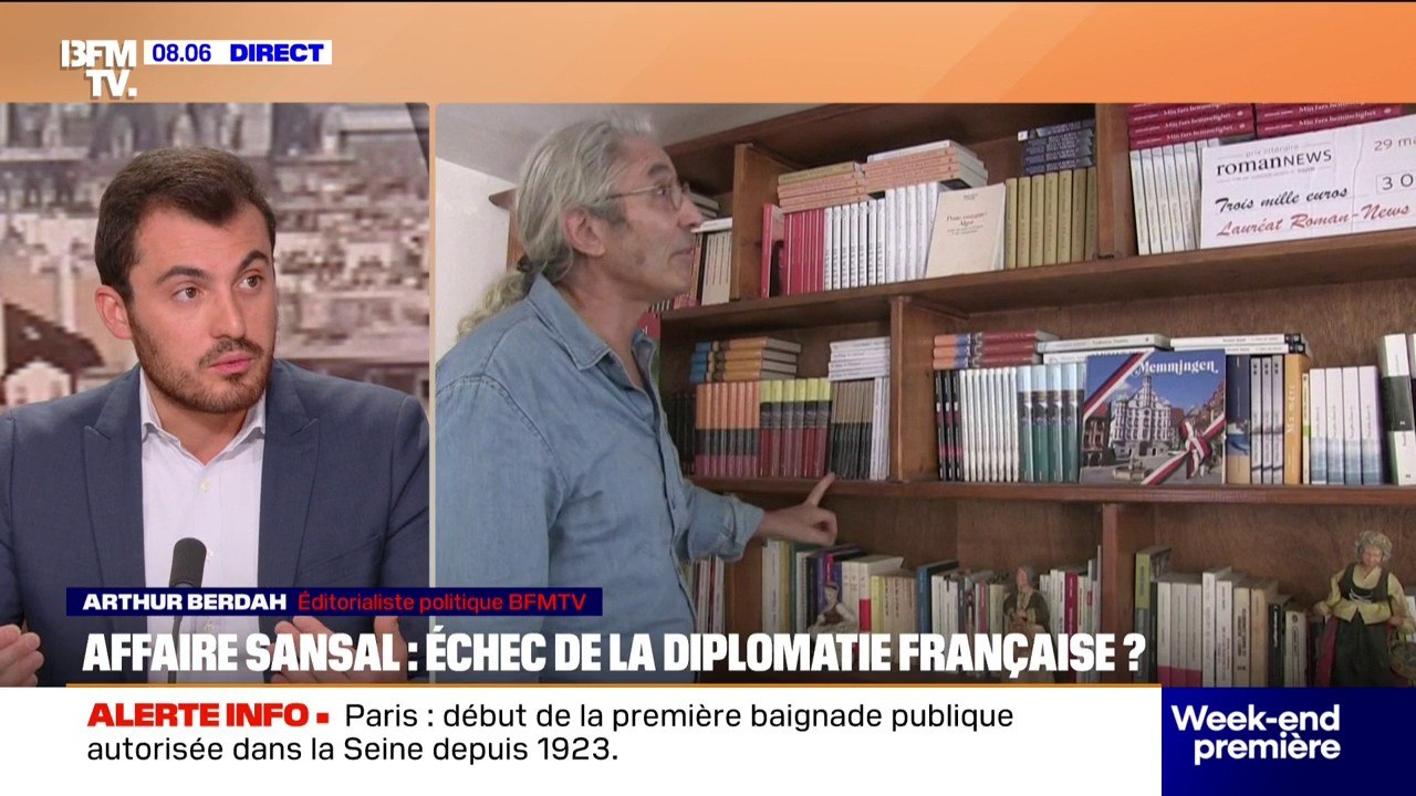 ÉDITO - "Oui c'est un échec" de la diplomatie française: le président algérien ne gracie pas l'écrivain franco-algérien Boualem Sansal, qui reste en prison