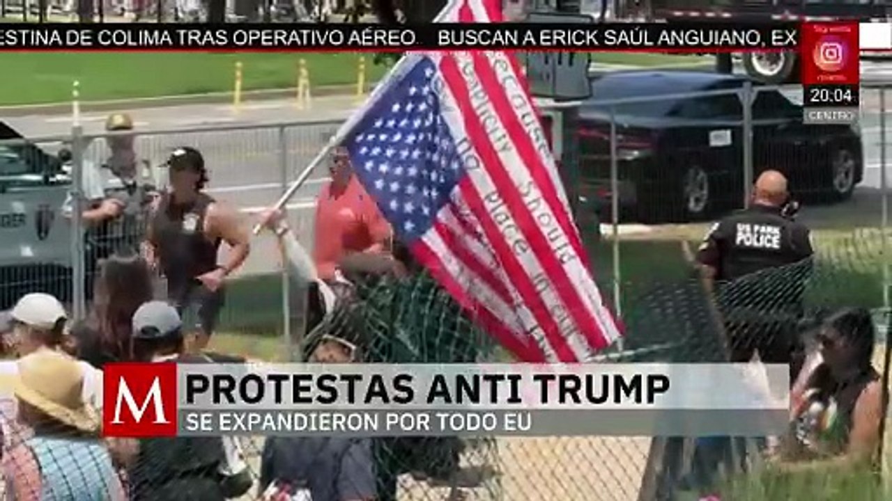 Por todo Estados Unidos se realizaron protestas anti Trump